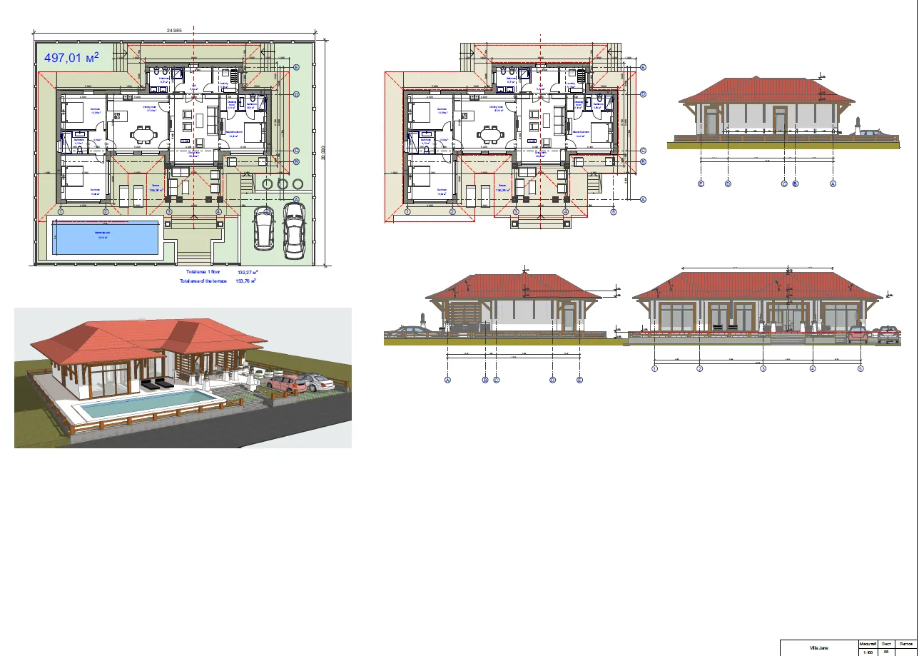 Villa Jane Floor Plan